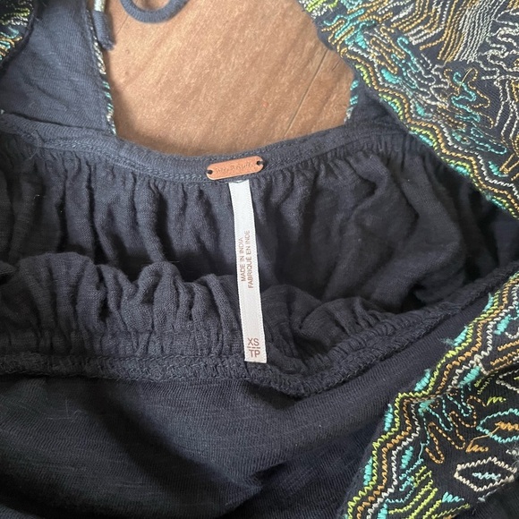 Free People Much Love Embroidered Tunic Top/Dress XS - Picture 5 of 6